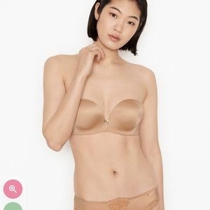 VS bombshell push up strapless bra 32C